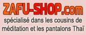 zafu shop, coussins méditation et pantalons thai
