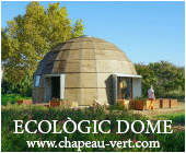 dôme écologique chapeau vert