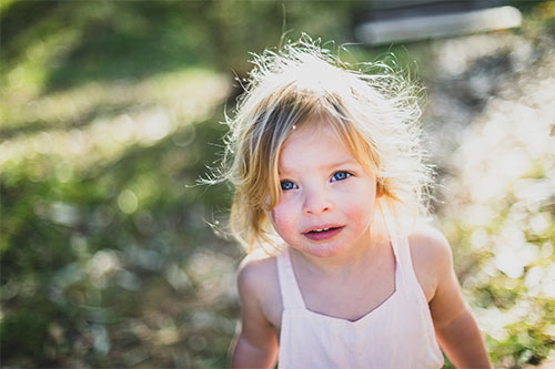 regard d'un enfant