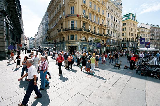 marcher dans la ville