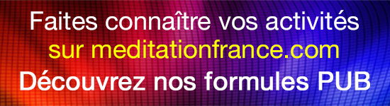 faites connaitre votre activité sur meditationfrance