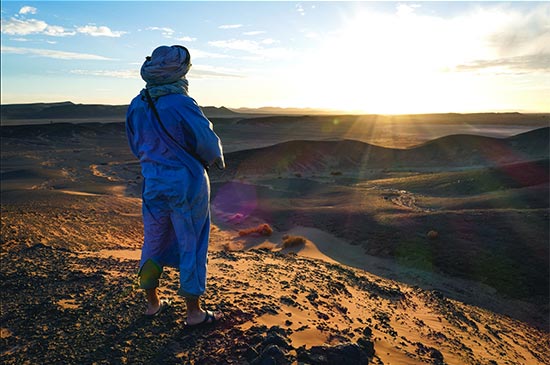 énergie quantique - désert marocain