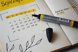 calendriers des activités