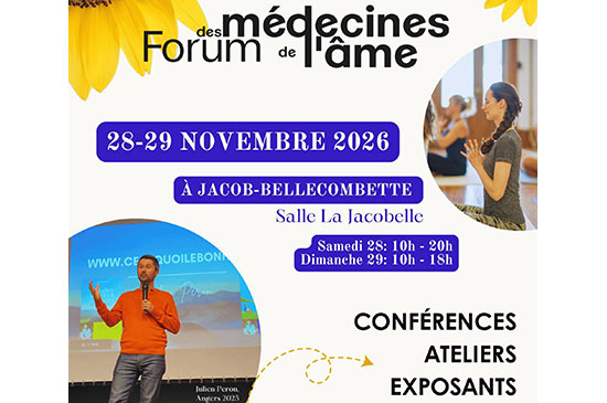 Le Forum des médecines de l'âme, édition en Savoie